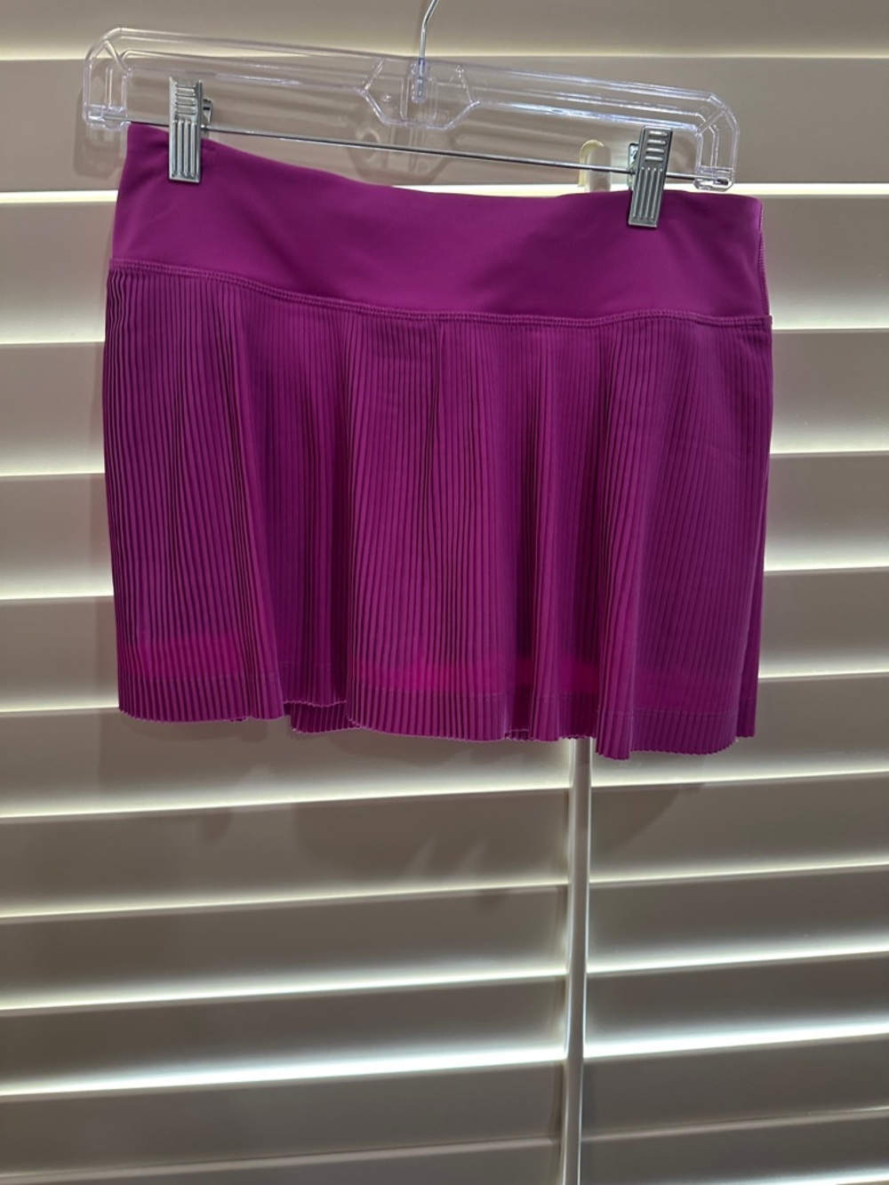 lululemon athletica Pleated Mini Skirt in Magenta